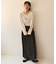 Combination Fashion Maxi Kilt/コンビネーション ファッション マキシ キルト/チェック ロングスカート