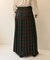 Combination Fashion Maxi Kilt/コンビネーション ファッション マキシ キルト/チェック ロングスカート