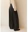 Combination Fashion Maxi Kilt/コンビネーション ファッション マキシ キルト/チェック ロングスカート