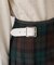 Combination Fashion Maxi Kilt/コンビネーション ファッション マキシ キルト/チェック ロングスカート