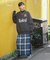 Combination Fashion Maxi Kilt/コンビネーション ファッション マキシ キルト/チェック ロングスカート
