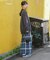 Combination Fashion Maxi Kilt/コンビネーション ファッション マキシ キルト/チェック ロングスカート
