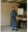 Combination Fashion Maxi Kilt/コンビネーション ファッション マキシ キルト/チェック ロングスカート