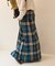 Combination Fashion Maxi Kilt/コンビネーション ファッション マキシ キルト/チェック ロングスカート