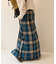 Combination Fashion Maxi Kilt/コンビネーション ファッション マキシ キルト/チェック ロングスカート