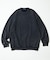 Garments Bleech Washed Hidden Logo Crew Sweat/ガーメントブリーチウォッシュド ヒドゥンロゴ クルーネックスウェット