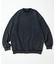 Garments Bleech Washed Hidden Logo Crew Sweat/ガーメントブリーチウォッシュド ヒドゥンロゴ クルーネックスウェット