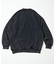 Garments Bleech Washed Hidden Logo Crew Sweat/ガーメントブリーチウォッシュド ヒドゥンロゴ クルーネックスウェット
