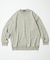 Garments Bleech Washed Hidden Logo Crew Sweat/ガーメントブリーチウォッシュド ヒドゥンロゴ クルーネックスウェット