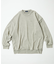 Garments Bleech Washed Hidden Logo Crew Sweat/ガーメントブリーチウォッシュド ヒドゥンロゴ クルーネックスウェット