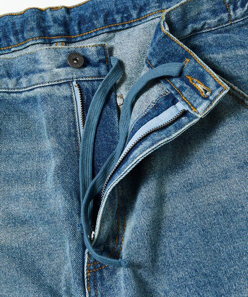 Faded Double Knee Denim Pants/ウォッシュド ダブルニー デニムパンツ