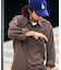 Relax Fit リラックスフィット チェック レギュラーカラーシャツ 【限定展開】