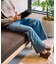 別注 ワイドストレートシルエット JEAN PLUS FM/ジーンズ プラス スタンダードデニム