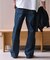 別注 ワイドストレートシルエット JEAN PLUS FM/ジーンズ プラス スタンダードデニム