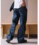 別注 ワイドストレートシルエット JEAN PLUS FM/ジーンズ プラス スタンダードデニム