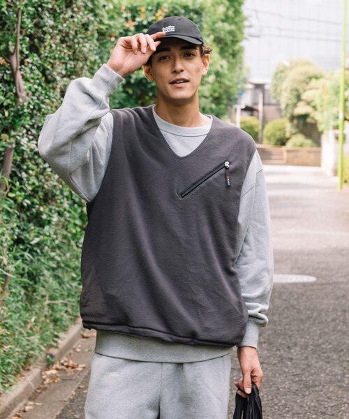 別注 Foxfire POLARTEC PO VEST/ポーラテック プルオーバー ベスト