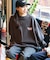 限定展開 SHE WOLF DINER×FREAK'S STORE/シーウルフダイナー 別注 ビッグシルエット バックプリント クルーネックスウェット/CAR