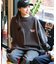 限定展開 SHE WOLF DINER×FREAK'S STORE/シーウルフダイナー 別注 ビッグシルエット バックプリント クルーネックスウェット/CAR