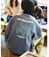 限定展開 SHE WOLF DINER×FREAK'S STORE/シーウルフダイナー 別注 ビッグシルエット バックプリント クルーネックスウェット/CAR