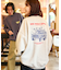 限定展開 SHE WOLF DINER×FREAK'S STORE/シーウルフダイナー 別注 ビッグシルエット バックプリント クルーネックスウェット/CAR