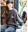 限定展開 SHE WOLF DINER×FREAK'S STORE/シーウルフダイナー 別注 ビッグシルエット バックプリント クルーネックスウェット/CAR