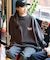 限定展開 SHE WOLF DINER×FREAK'S STORE/シーウルフダイナー 別注 ビッグシルエット バックプリント クルーネックスウェット/CAR