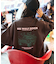 限定展開 SHE WOLF DINER×FREAK'S STORE/シーウルフダイナー 別注 ビッグシルエット バックプリント クルーネックスウェット/CAR