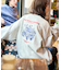 限定展開 SHE WOLF DINER×FREAK'S STORE/シーウルフダイナー 別注 ビッグシルエット バックプリント クルーネックスウェット/CAR