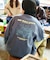 限定展開 SHE WOLF DINER×FREAK'S STORE/シーウルフダイナー 別注 ビッグシルエット バックプリント クルーネックスウェット/CAR