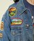 Vintageワッペン リバーシブル　リメイク デニムジャケット