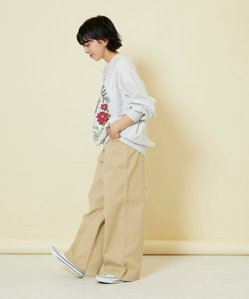 クロスステッチ刺繍 カレッジスウェット｜フリークスストアの通販