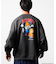 PaRappa the Rapper パラッパラッパー 別注 リラックスフィット バックプリント クルーネックスウェット 【限定展開】