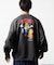 PaRappa the Rapper パラッパラッパー 別注 リラックスフィット バックプリント クルーネックスウェット 【限定展開】