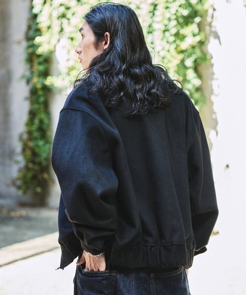 Urban Comfortable 2WAY ジップアップ ウールブルゾン 【限定展開