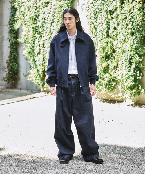 Urban Comfortable 2WAY ジップアップ ウールブルゾン 【限定展開