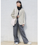 FLEECE COLLARLESS JACKET/フリースカラーレスジャケット