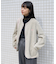 FLEECE COLLARLESS JACKET/フリースカラーレスジャケット