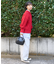 ミックスケーブル クルーネックニット