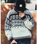 Snow Pattern Jaquard Pullover Sweater
