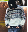 Snow Pattern Jaquard Pullover Sweater