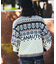 Snow Pattern Jaquard Pullover Sweater