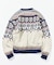 Snow Pattern Jaquard Pullover Sweater
