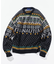 Snow Pattern Jaquard Pullover Sweater