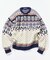 Snow Pattern Jaquard Pullover Sweater