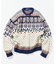 Snow Pattern Jaquard Pullover Sweater