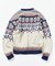 Snow Pattern Jaquard Pullover Sweater
