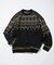 Snow Pattern Jaquard Pullover Sweater