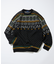 Snow Pattern Jaquard Pullover Sweater