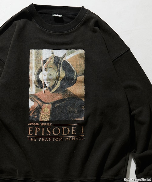 STARWARS アミダラ フロントプリント クルーネックスウェット 