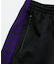 別注 Track Pant PolySmooth Black×Purple/トラックパンツ ポリエステルスムース ブラックベース×パープルライン